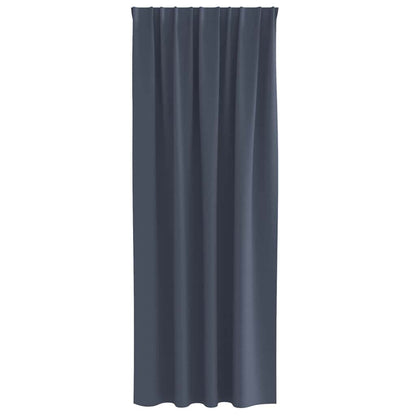 Vorhänge mit Vorhängen 2 pcs Anthrazit Polyester