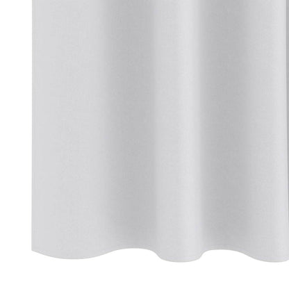Vorhänge mit Vorhängen 2 pcs Hellgrau Polyester