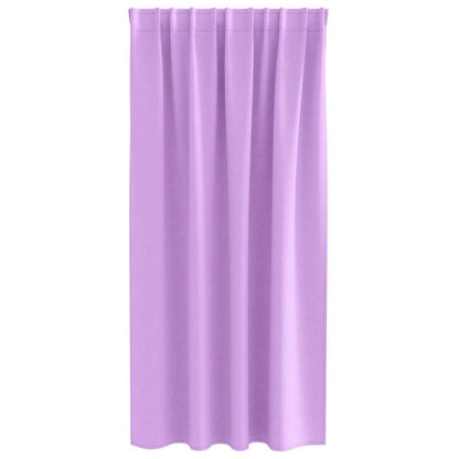 Vorhänge mit Vorhängen 2 pcs Lila Polyester