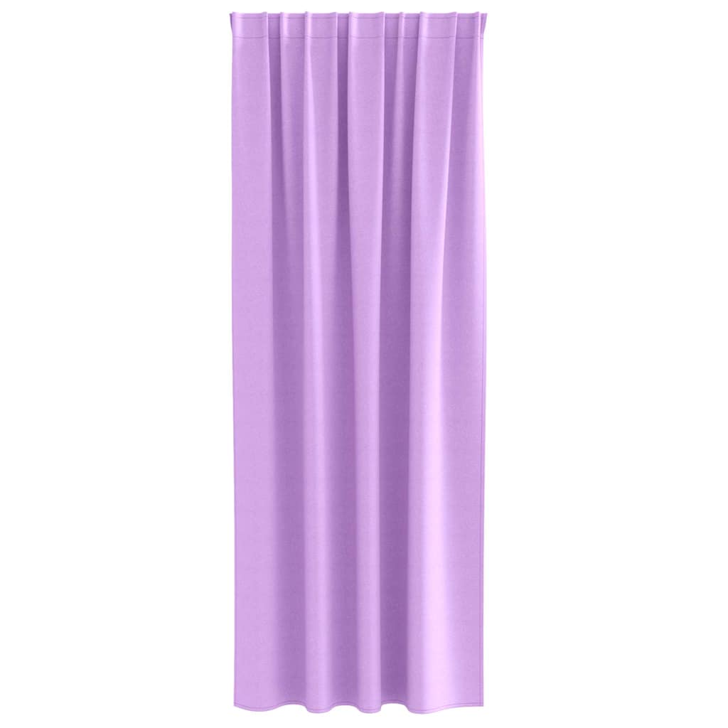 Vorhänge mit Vorhängen 2 pcs Lila Polyester