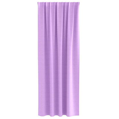 Vorhänge mit Vorhängen 2 pcs Lila Polyester