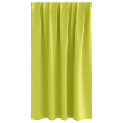 Vorhänge mit Vorhängen 2 pcs Apfelgrün Polyester