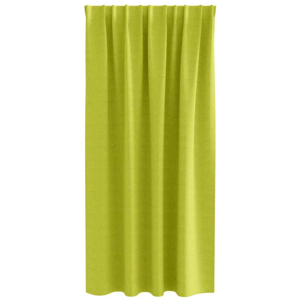 Vorhänge mit Vorhängen 2 pcs Apfelgrün Polyester