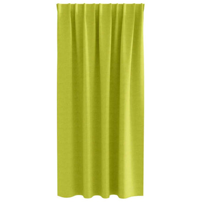 Vorhänge mit Vorhängen 2 pcs Apfelgrün Polyester