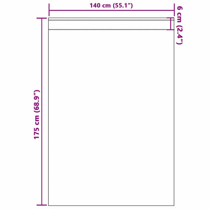 Vorhänge mit Vorhängen 2 pcs Leuchtendes Pink Polyester