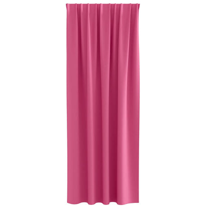 Vorhänge mit Vorhängen 2 pcs Leuchtendes Pink Polyester