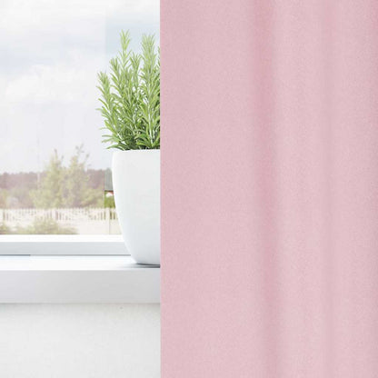 Verdunkelungsvorhänge mit Vorhängen Babyrosa Polyester