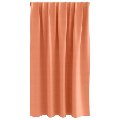 Vorhänge mit Vorhängen 2 pcs Terrakotta Polyester