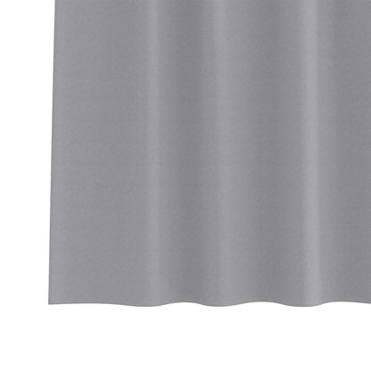 Vorhänge mit Vorhängen 2 pcs Hellgrau Polyester