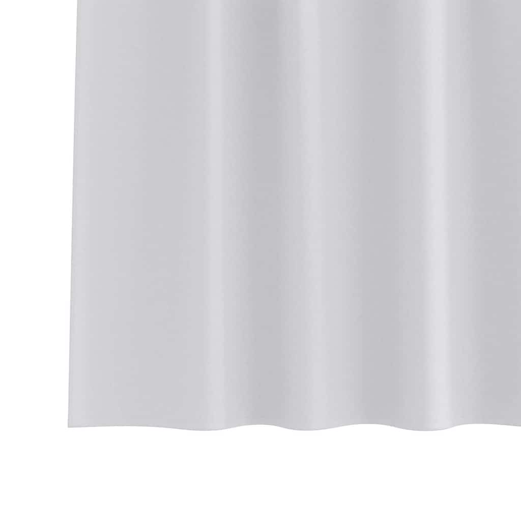 Vorhänge mit Vorhängen 2 pcs Hellgrau Polyester