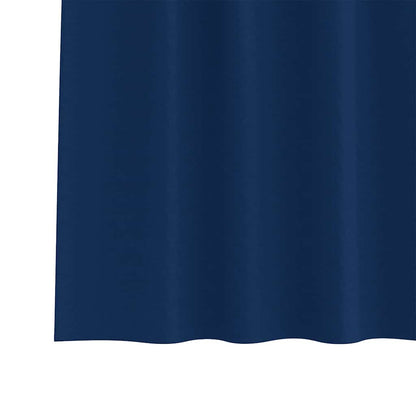 Vorhänge mit Vorhängen 2 pcs Dunkelblau Polyester