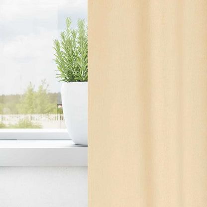 Verdunkelungsvorhänge mit Vorhängen Creme Polyester