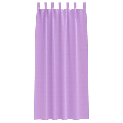 Vorhänge mit Vorhängen 2 pcs Lila Polyester