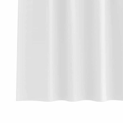 Vorhänge mit Vorhängen 2 pcs Reinweiß Polyester