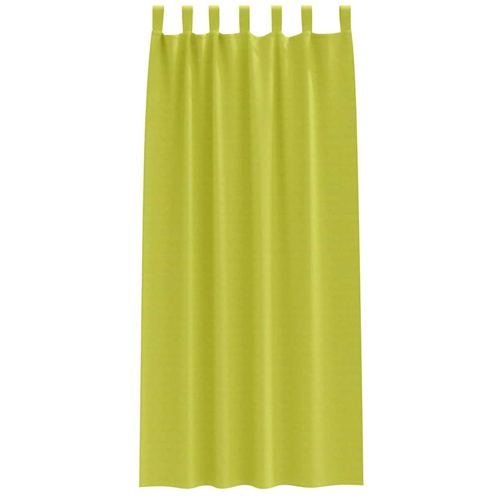 Vorhänge mit Vorhängen 2 pcs Apfelgrün Polyester