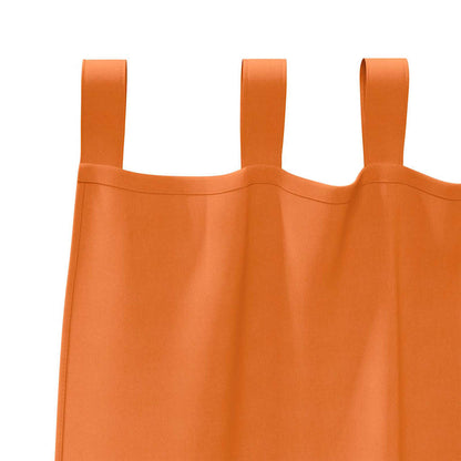 Vorhänge mit Vorhängen 2 pcs Leuchtendes Orange Polyester