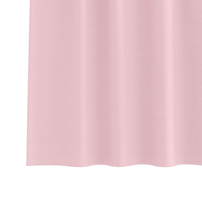 Vorhänge mit Vorhängen 2 pcs Baby Pink Polyester