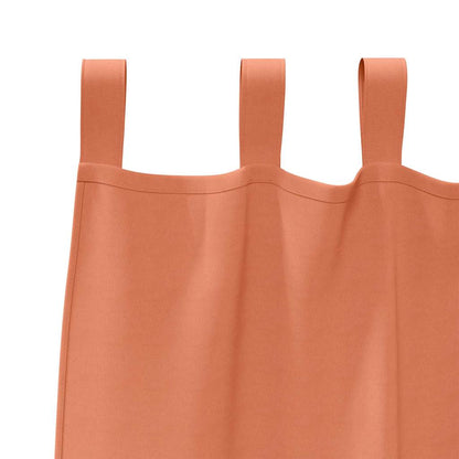 Vorhänge mit Vorhängen 2 pcs Terrakotta Polyester