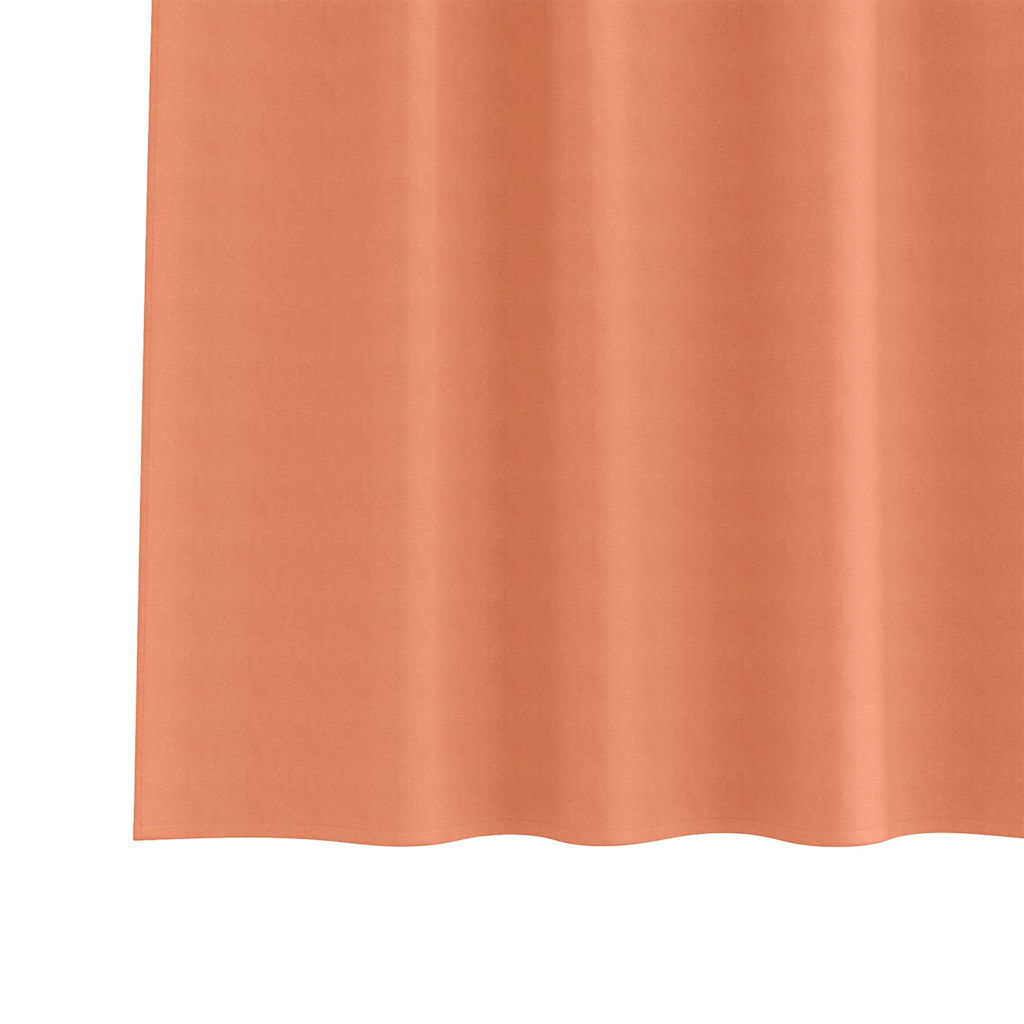 Vorhänge mit Vorhängen 2 pcs Terrakotta Polyester