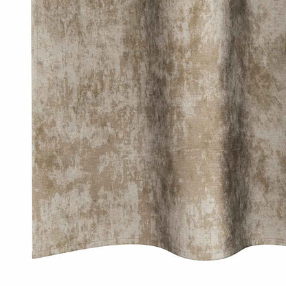 Vorhang mit Vorhängen 2 pcs Champagner 175 x 140 cm Samt