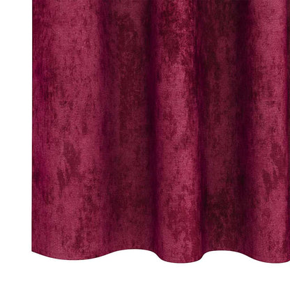 Vorhang mit Vorhängen 2 pcs Weinrot 245 x 140 cm Samt