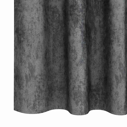 Vorhang mit Vorhängen 2 pcs Grau 225 x 140 cm Samt
