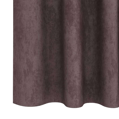 Vorhang mit Vorhängen 2 pcs Braun 225 x 140 cm Samt