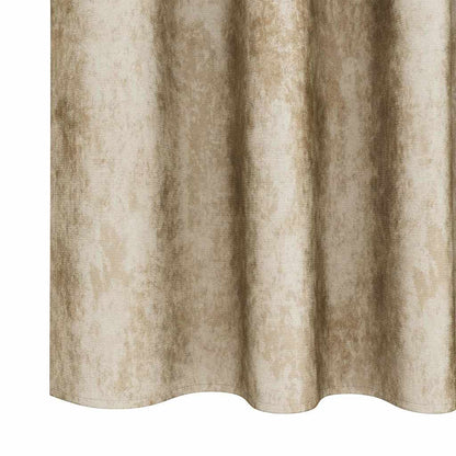 Vorhang mit Vorhängen 2 pcs Creme 245 x 140 cm Samt