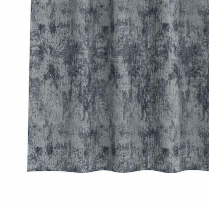 Vorhang mit Vorhängen 2 pcs Silbergrau 245 x 140 cm Samt
