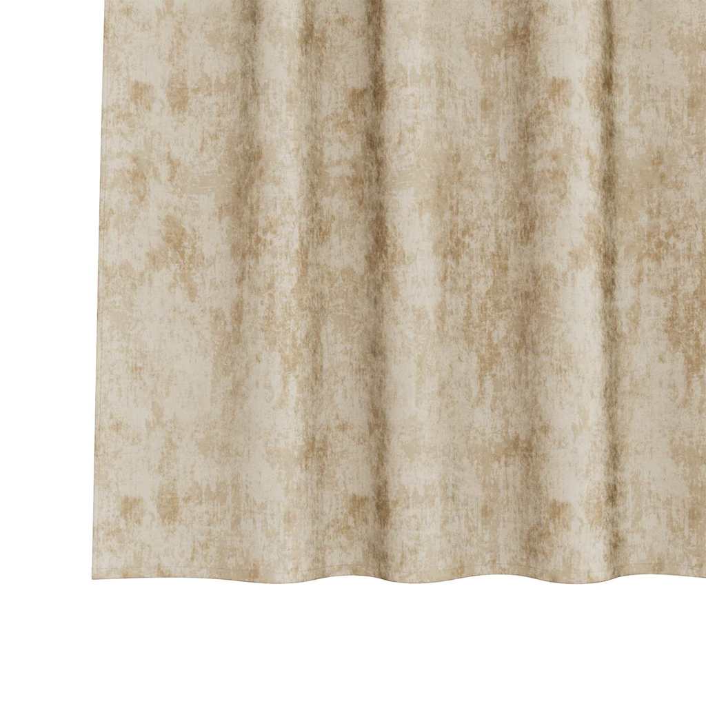 Vorhang mit Vorhängen 2 pcs Creme 245 x 140 cm Samt
