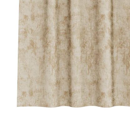 Vorhang mit Vorhängen 2 pcs Creme 245 x 140 cm Samt