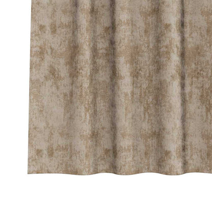 Vorhang mit Vorhängen 2 pcs Champagner 260 x 140 cm Samt