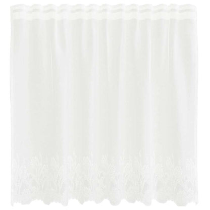 Vorhänge mit Vorhängen Floral Weiß 150 x 100 cm Polyester