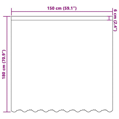 Vorhänge mit Vorhängen Weiß Polyester