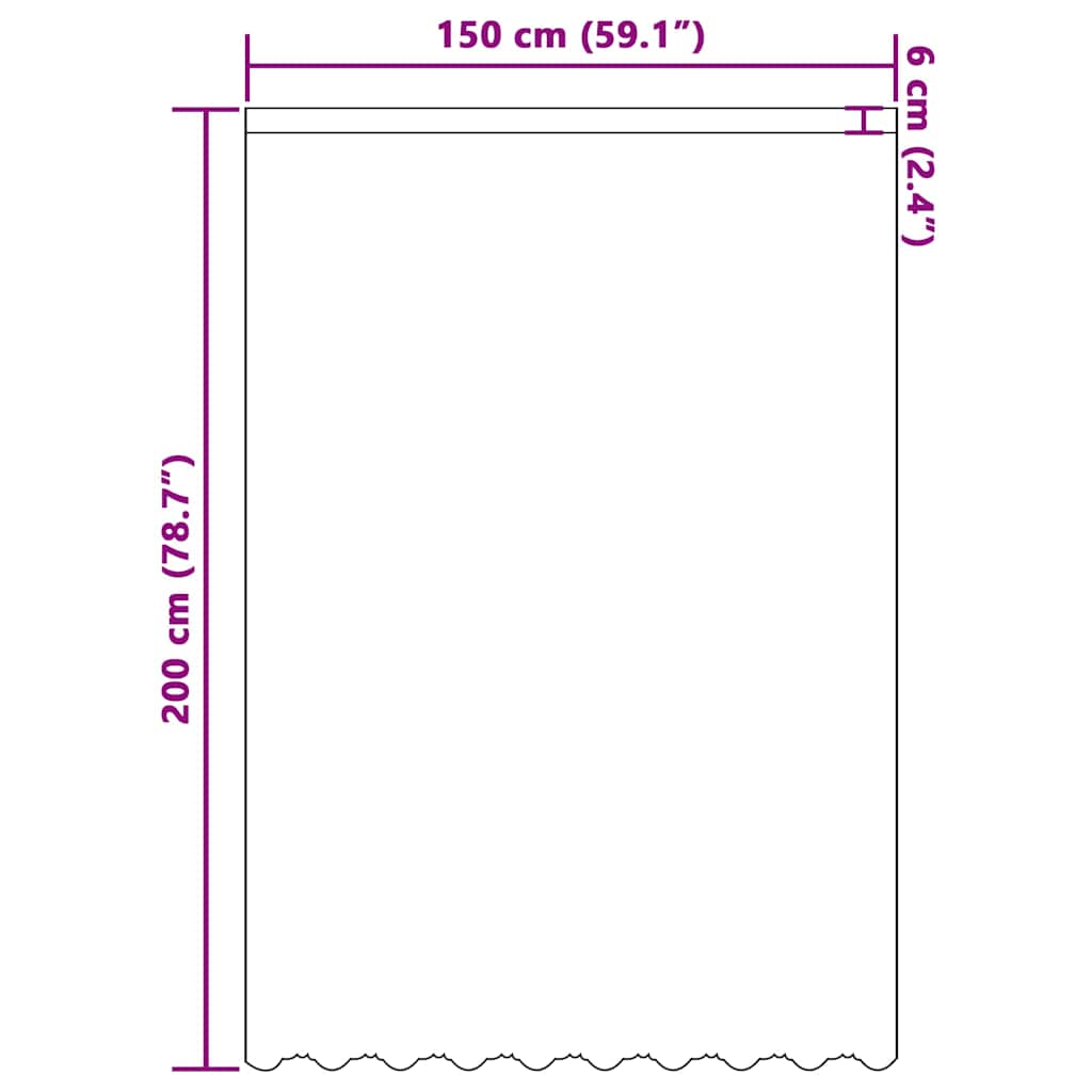 Vorhänge mit Vorhängen Weiß Polyester