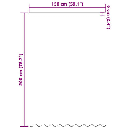 Vorhänge mit Vorhängen Weiß Polyester