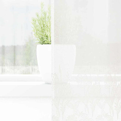 Spitzenvorhang mit Vorhängen Weiß 150 x 240 cm Polyester