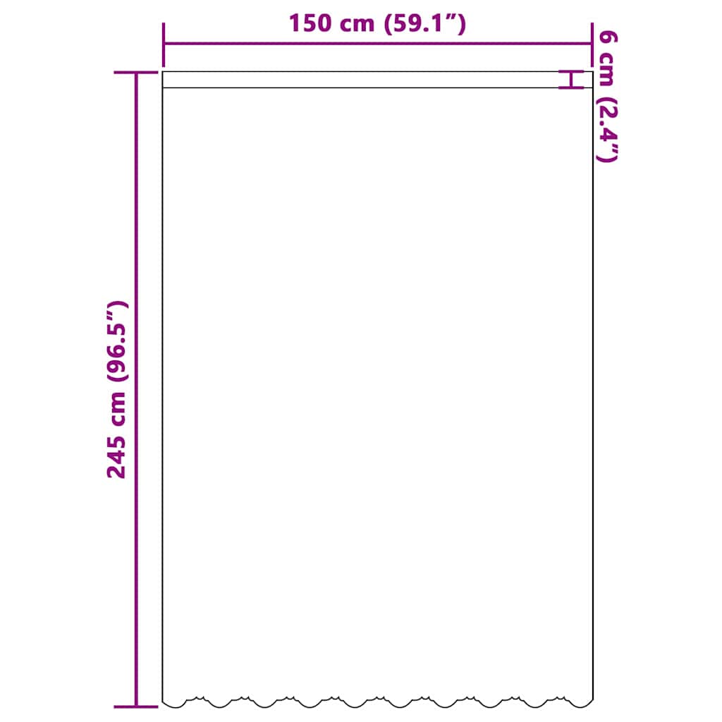 Vorhänge mit Vorhängen Weiß Polyester
