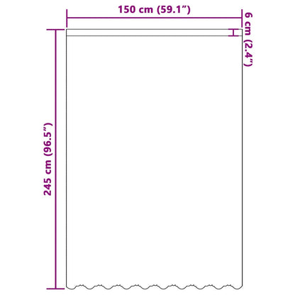 Vorhänge mit Vorhängen Weiß Polyester