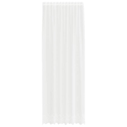 Vorhänge mit Vorhängen Floral Weiß Polyester