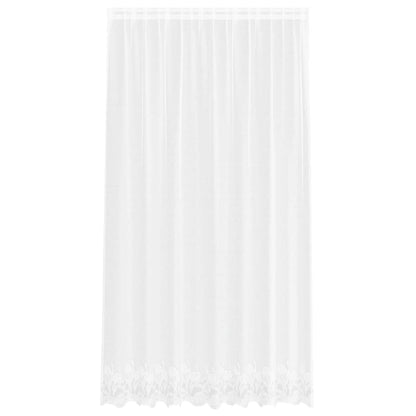 Vorhänge mit Vorhängen Floral Weiß 200 x 240 cm Polyester
