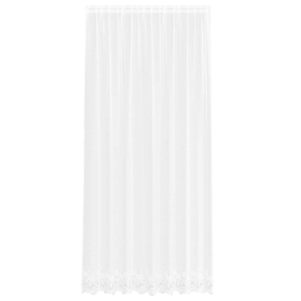 Vorhänge mit Vorhängen Floral Weiß 200 x 280 cm Polyester