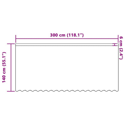 Vorhänge mit Vorhängen Weiß 300x140cm Polyester