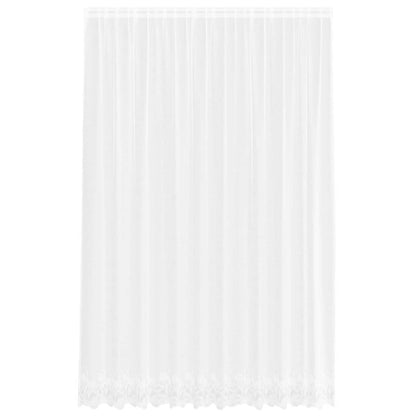 Vorhänge mit Vorhängen Floral Weiß Polyester