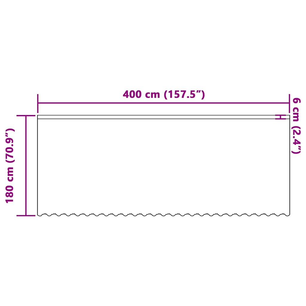 Vorhänge mit Vorhängen Floral Weiß 400 x 180 cm Polyester