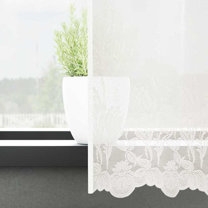 Vorhänge mit Vorhängen Weiß 600x245cm Polyester