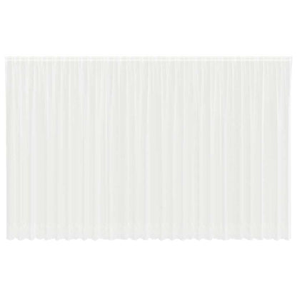 Vorhänge mit Vorhängen Weiß 750 x 300 cm Polyester