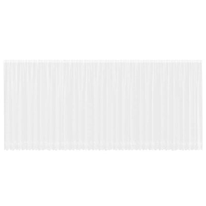 Vorhänge mit Vorhängen Weiß 900x245cm Polyester
