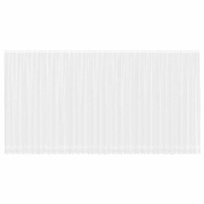 Vorhänge mit Vorhängen Floral Weiß 900 x 280 cm Polyester