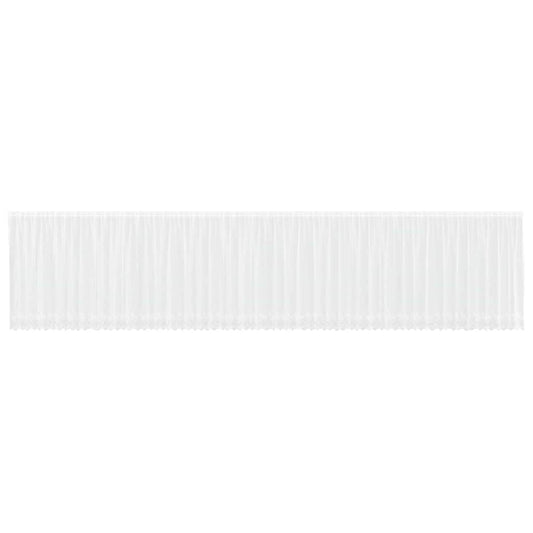 Vorhänge mit Vorhängen Floral Weiß 1200 x 140 cm Polyester
